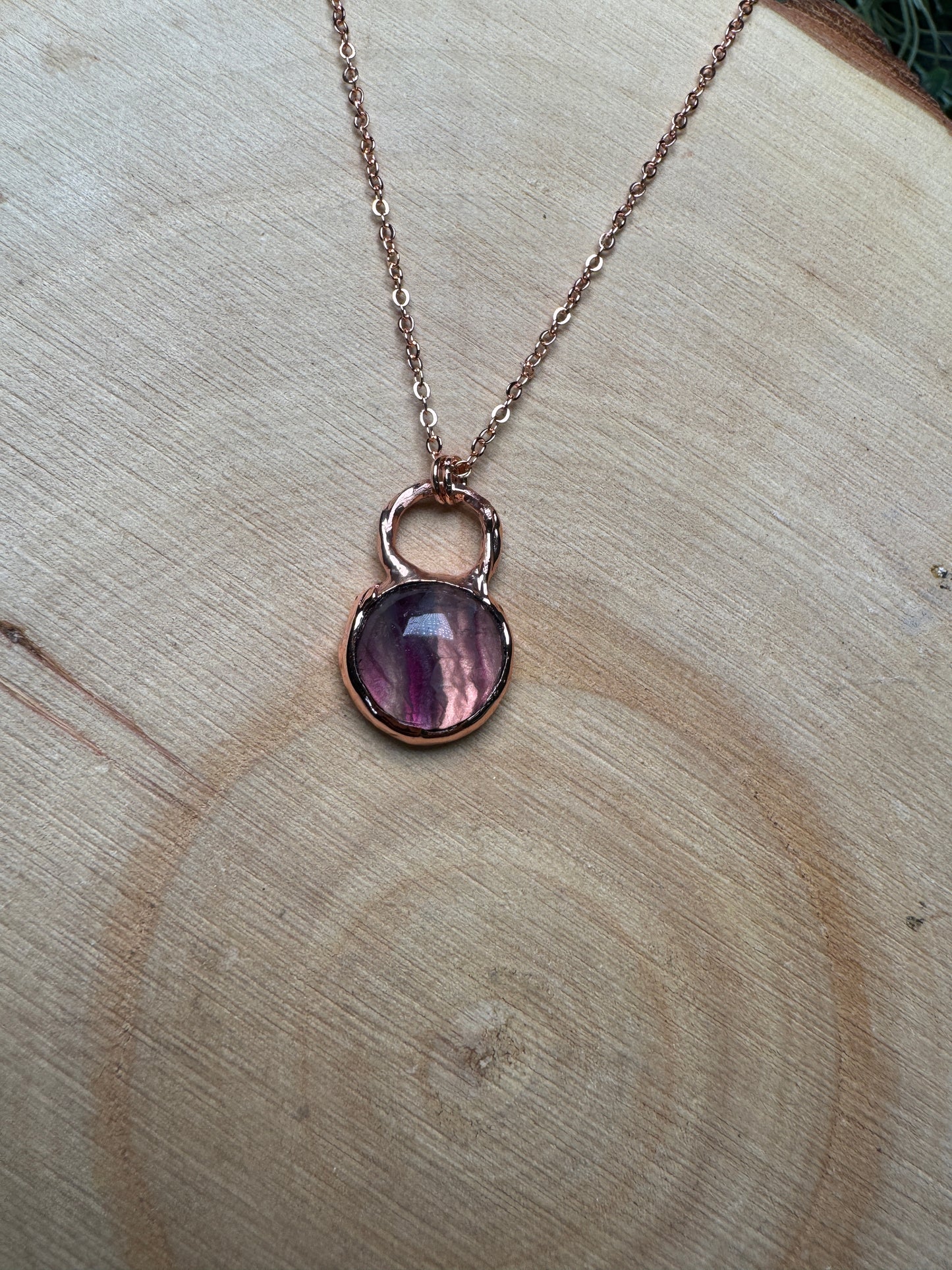 Rainbow Fluorite Necklace