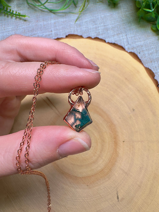 Moss Agate Necklace