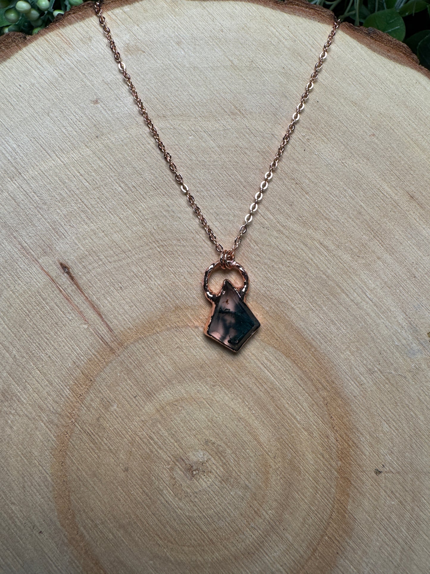 Moss Agate Necklace