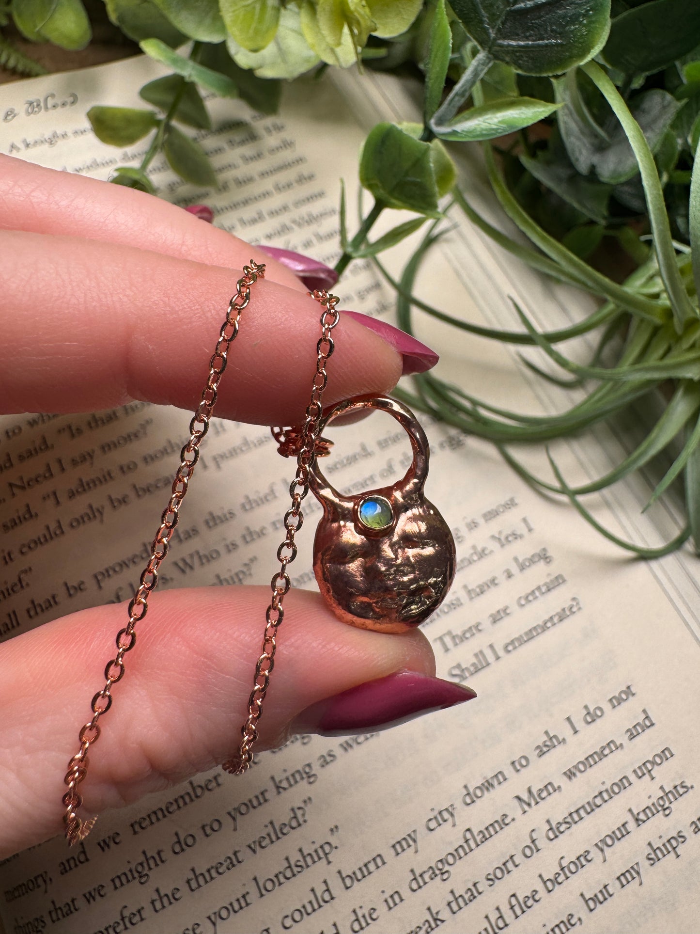 Moonstone Goddess Necklace
