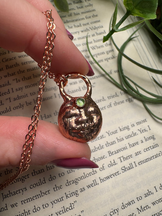 Peridot Goddess Necklace
