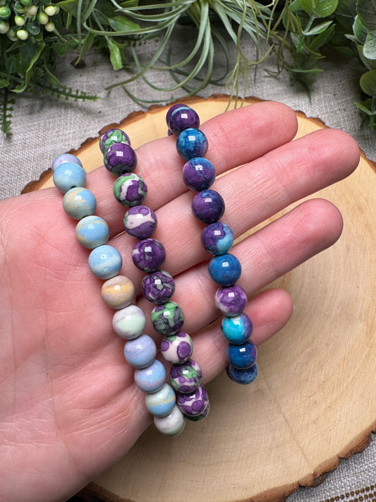 Mystery 8mm Beaded Bracelet