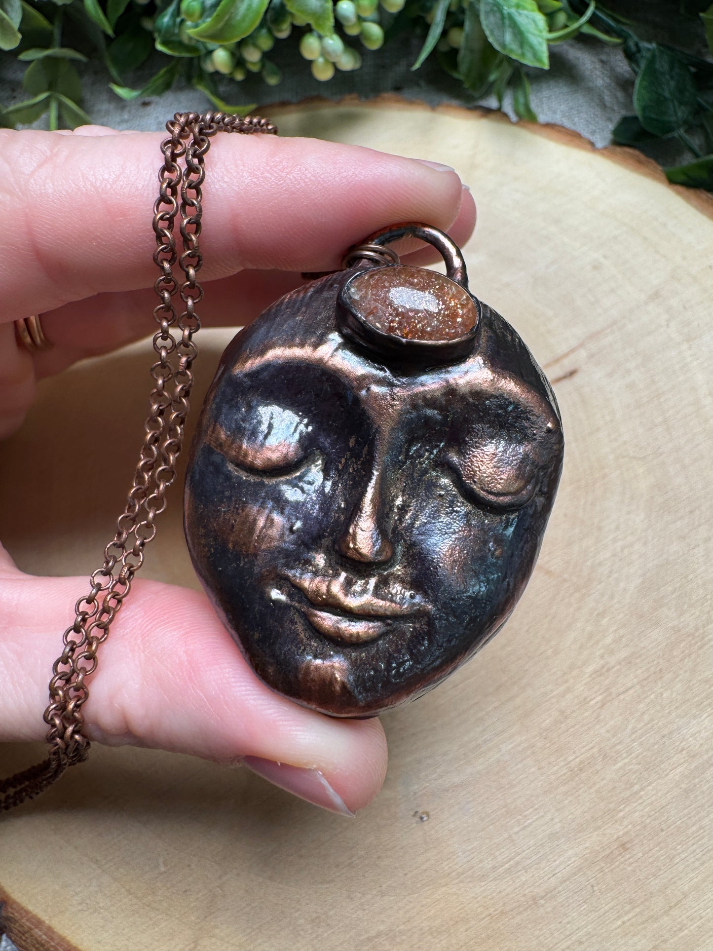 Sunstone Goddess Necklace