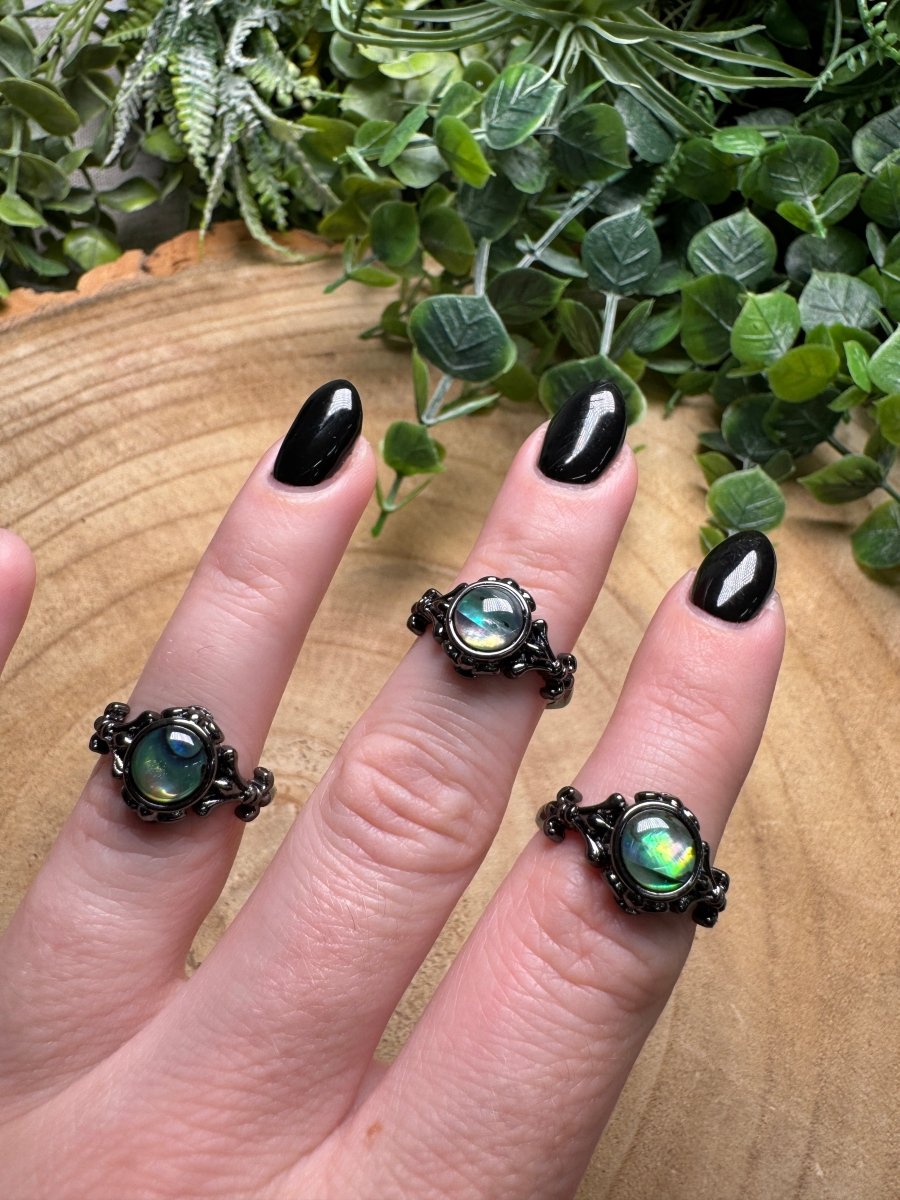 Abalone Ring Adjustable | Copper Ashes