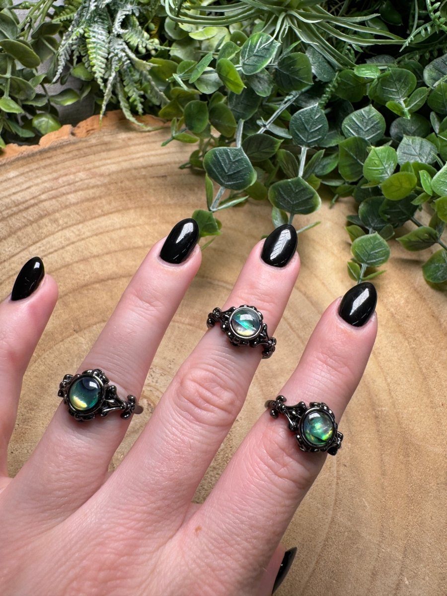 Abalone Ring Adjustable | Copper Ashes
