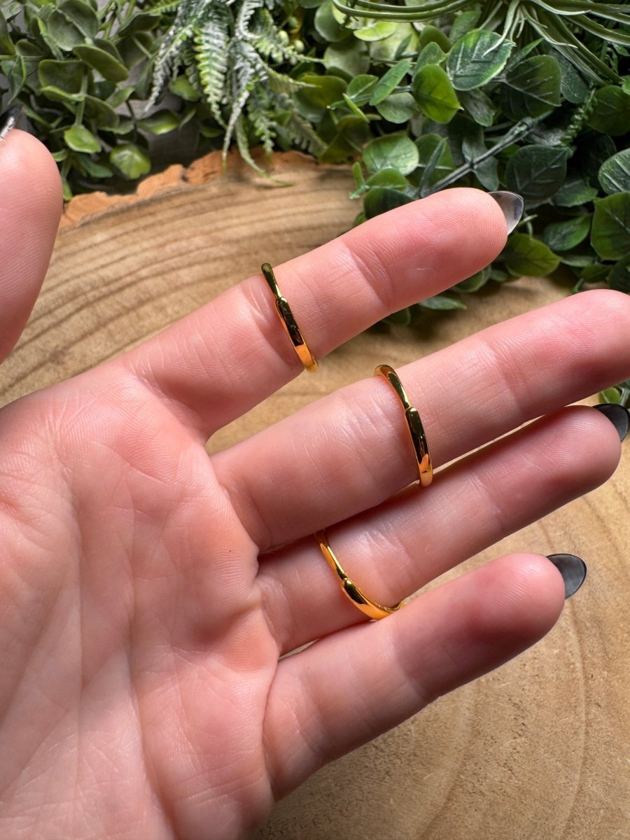Abalone Shell Ring Adjustable | Copper Ashes