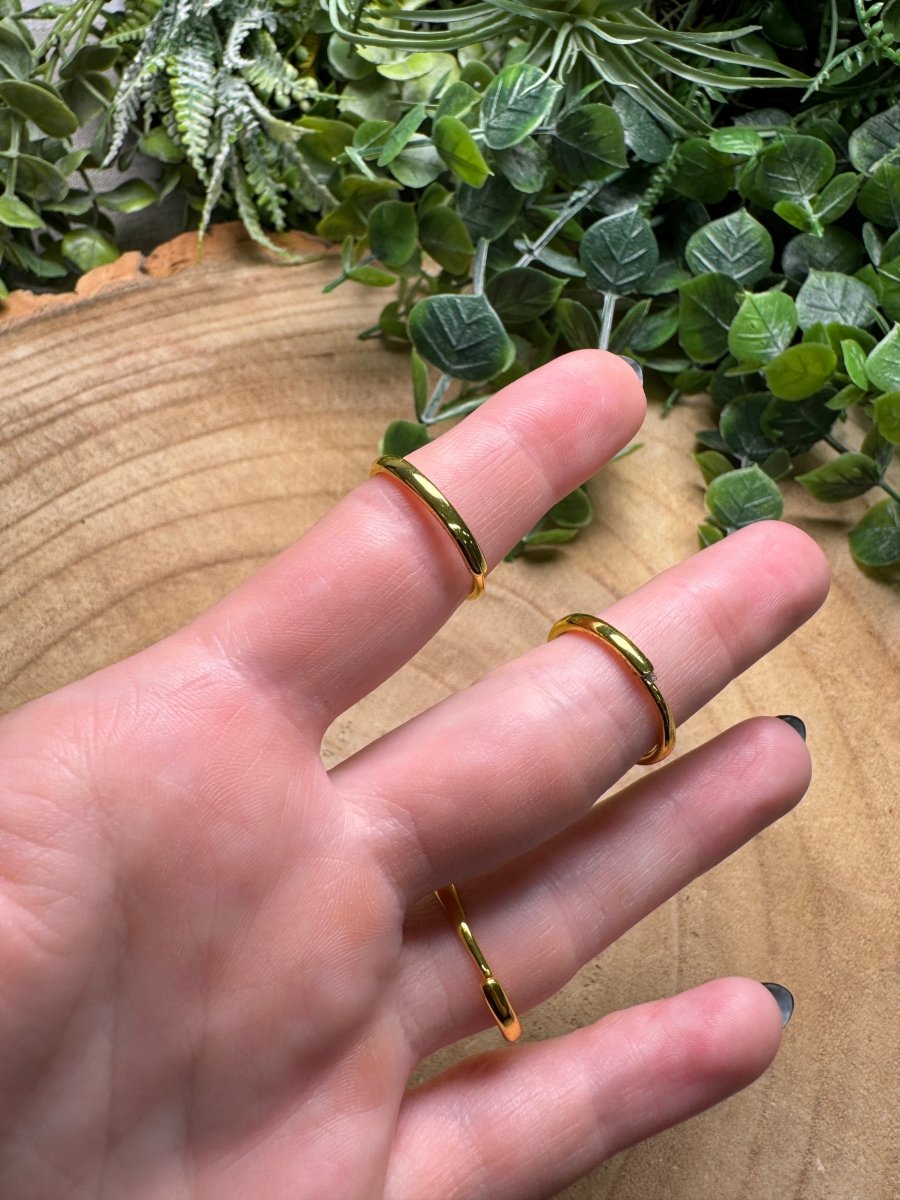 Abalone Shell Ring Adjustable | Copper Ashes