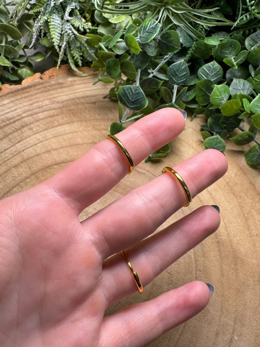 Abalone Shell Ring Adjustable | Copper Ashes