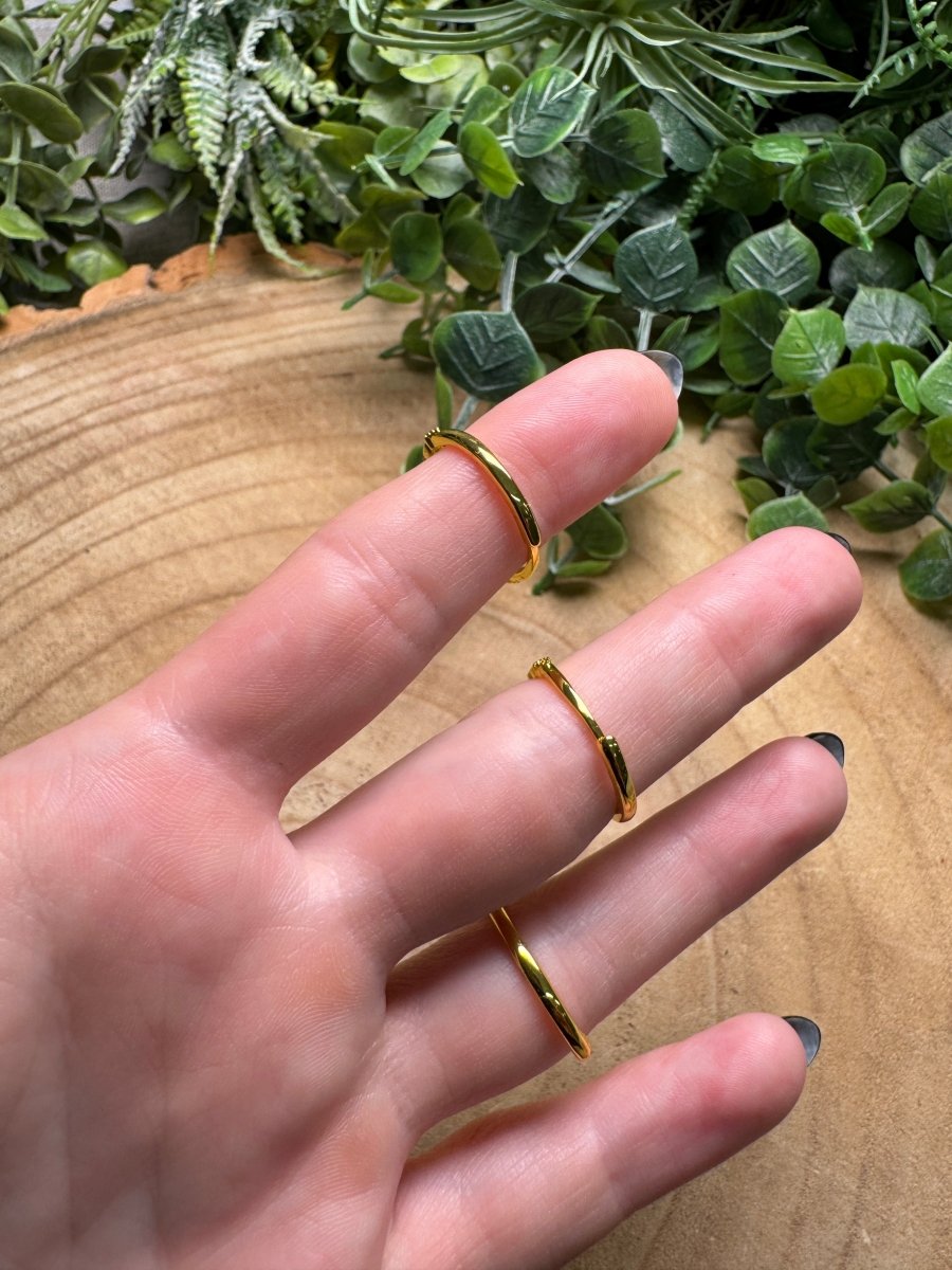 Abalone Shell Ring Adjustable | Copper Ashes
