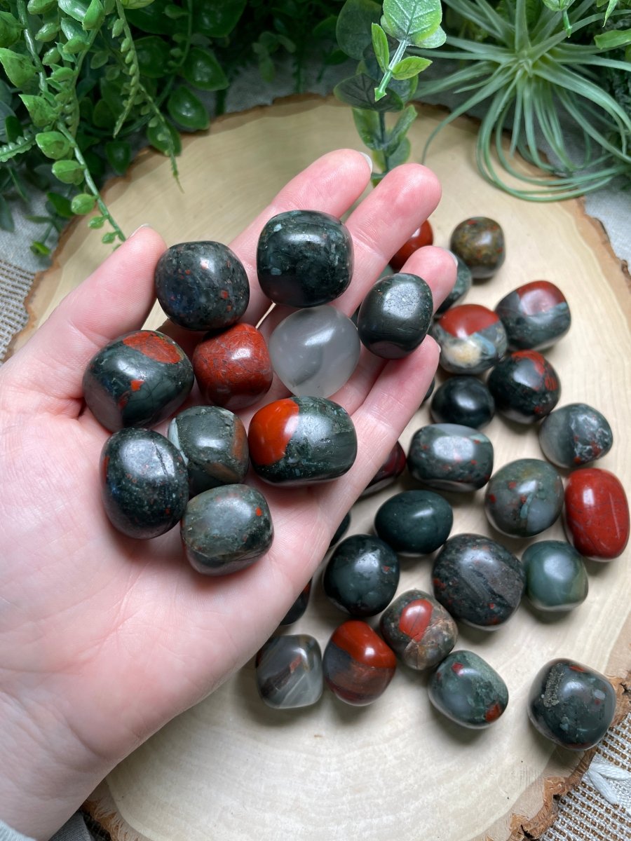 African Bloodstone Tumble | Copper Ashes