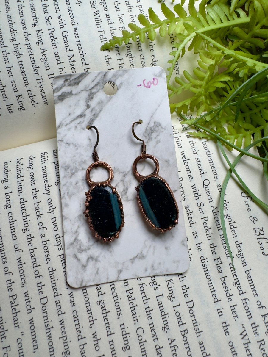 Agate Earrings | Copper Ashes
