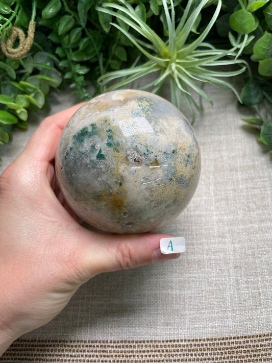 Agate Mix Sphere | Copper Ashes