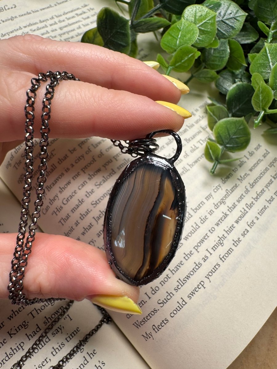 Agate Necklace | Copper Ashes