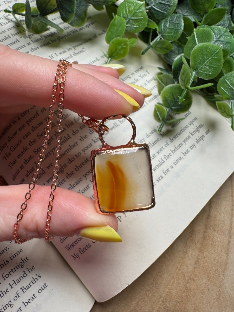 Agate Necklace | Copper Ashes