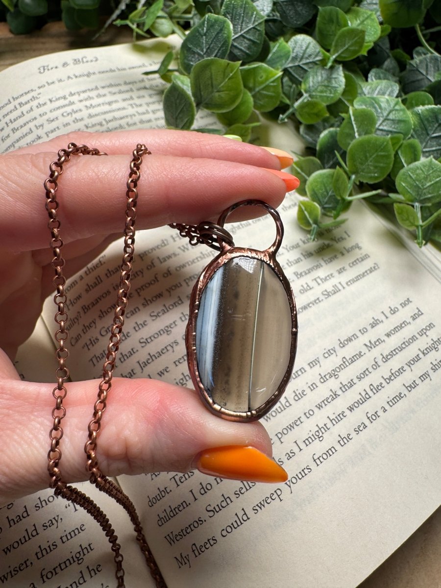 Agate Necklace | Copper Ashes