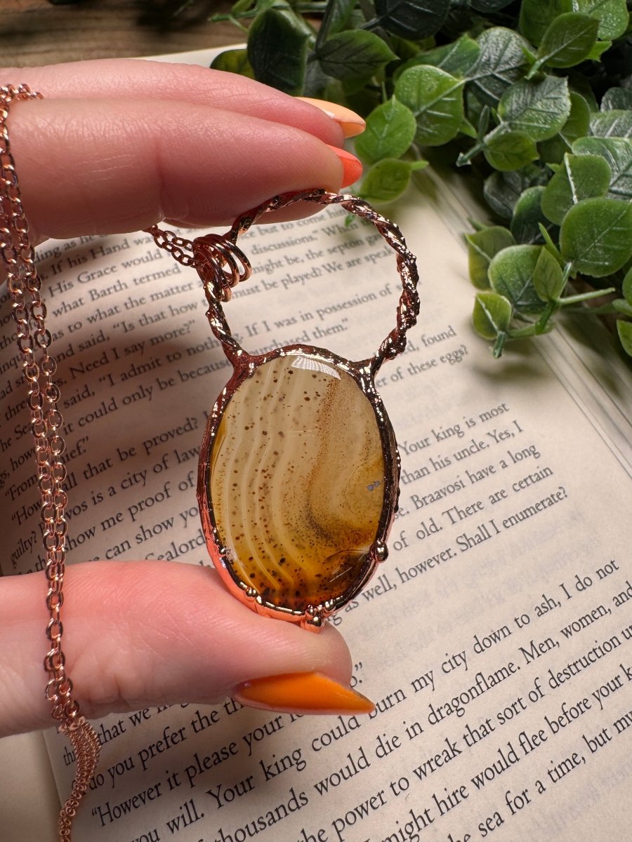 Agate Necklace | Copper Ashes