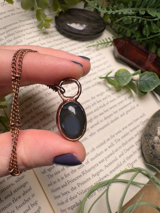 Agate Necklace | Copper Ashes