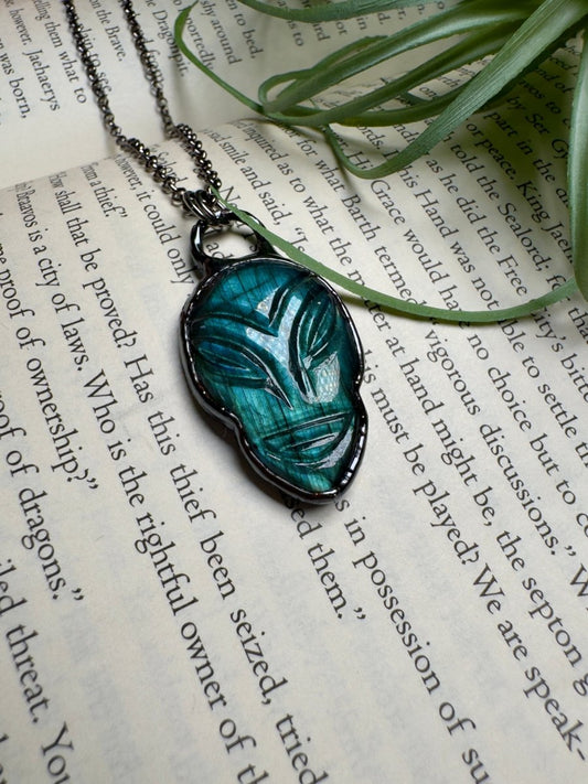 Alien Labradorite Necklace | Copper Ashes