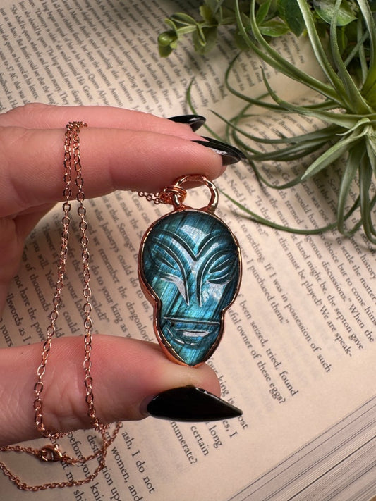 Alien Labradorite Necklace | Copper Ashes
