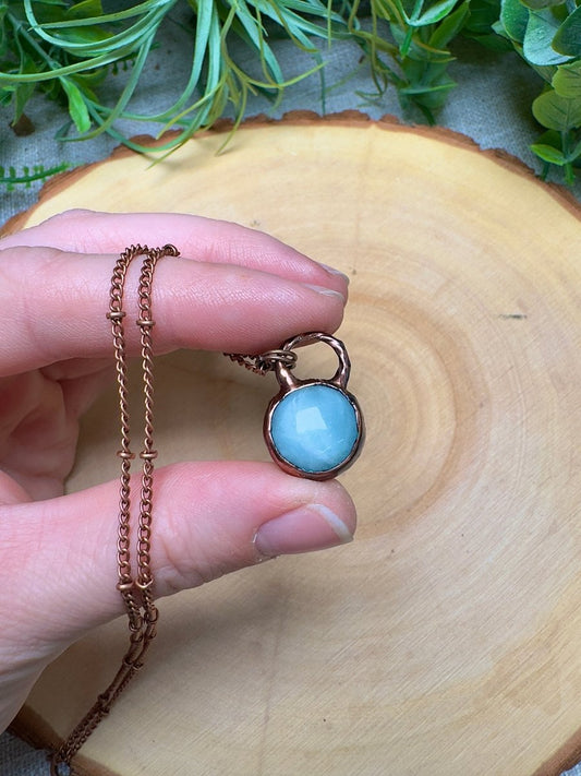 Amazonite Necklace | Copper Ashes