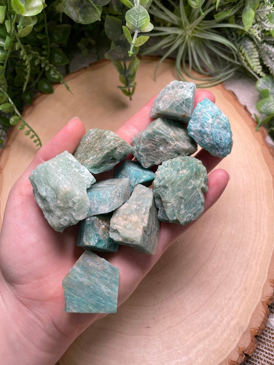 Amazonite Raw Stone | Copper Ashes