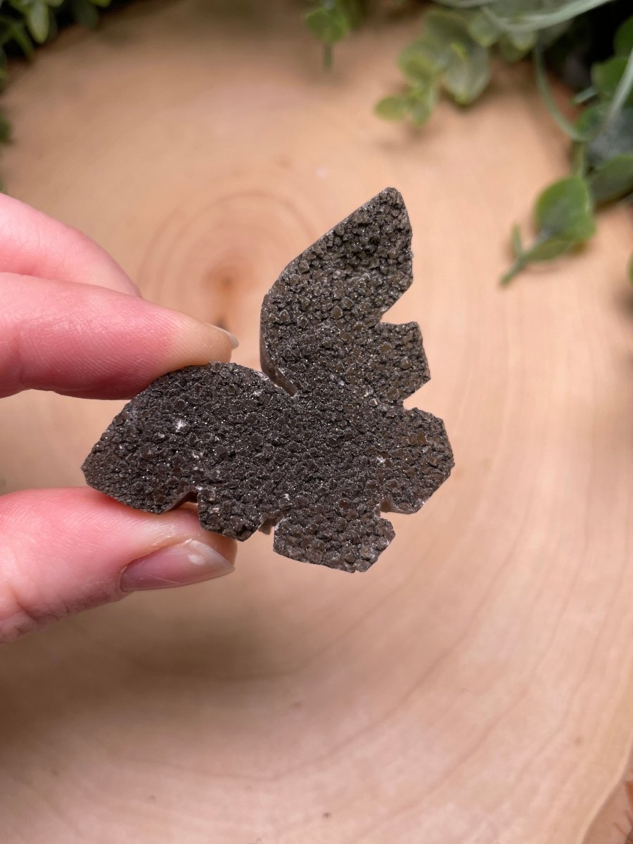 Amethyst Butterfly - Black | Copper Ashes