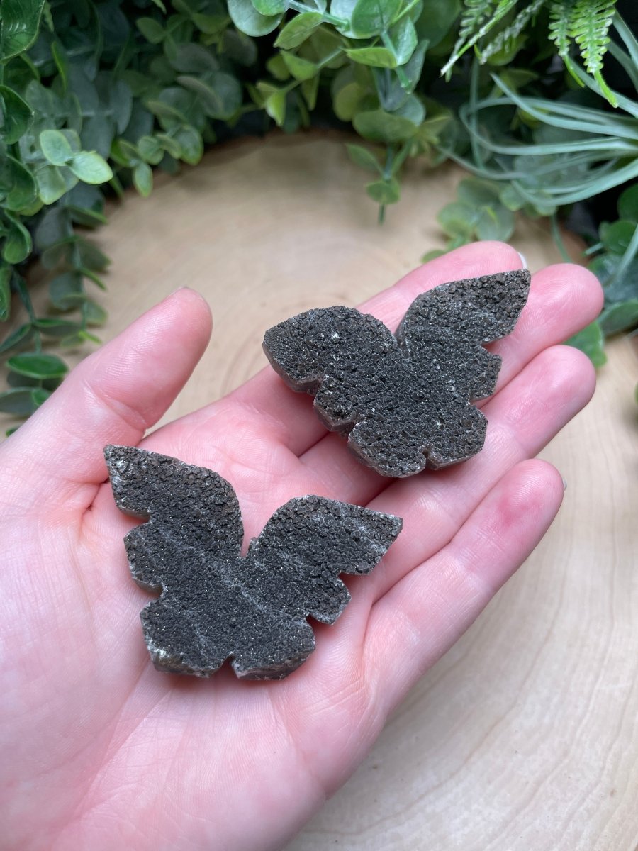 Amethyst Butterfly - Black | Copper Ashes