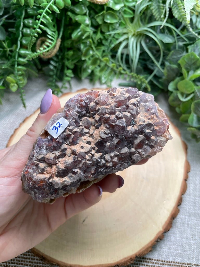 Amethyst Cluster | Copper Ashes