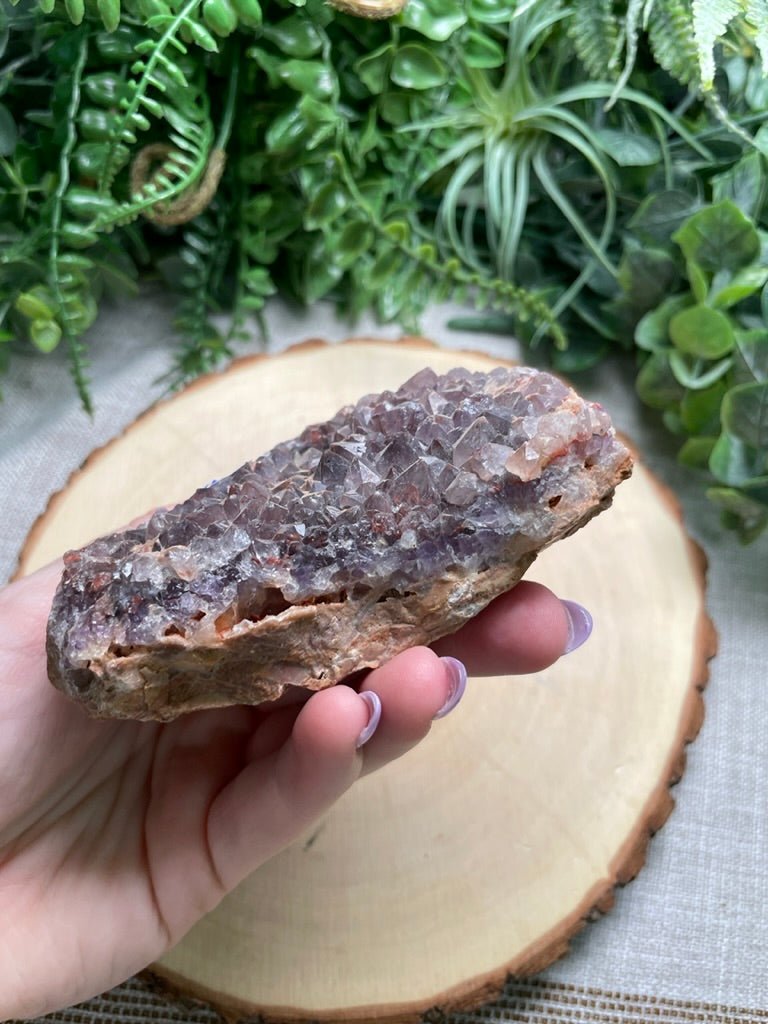 Amethyst Cluster | Copper Ashes