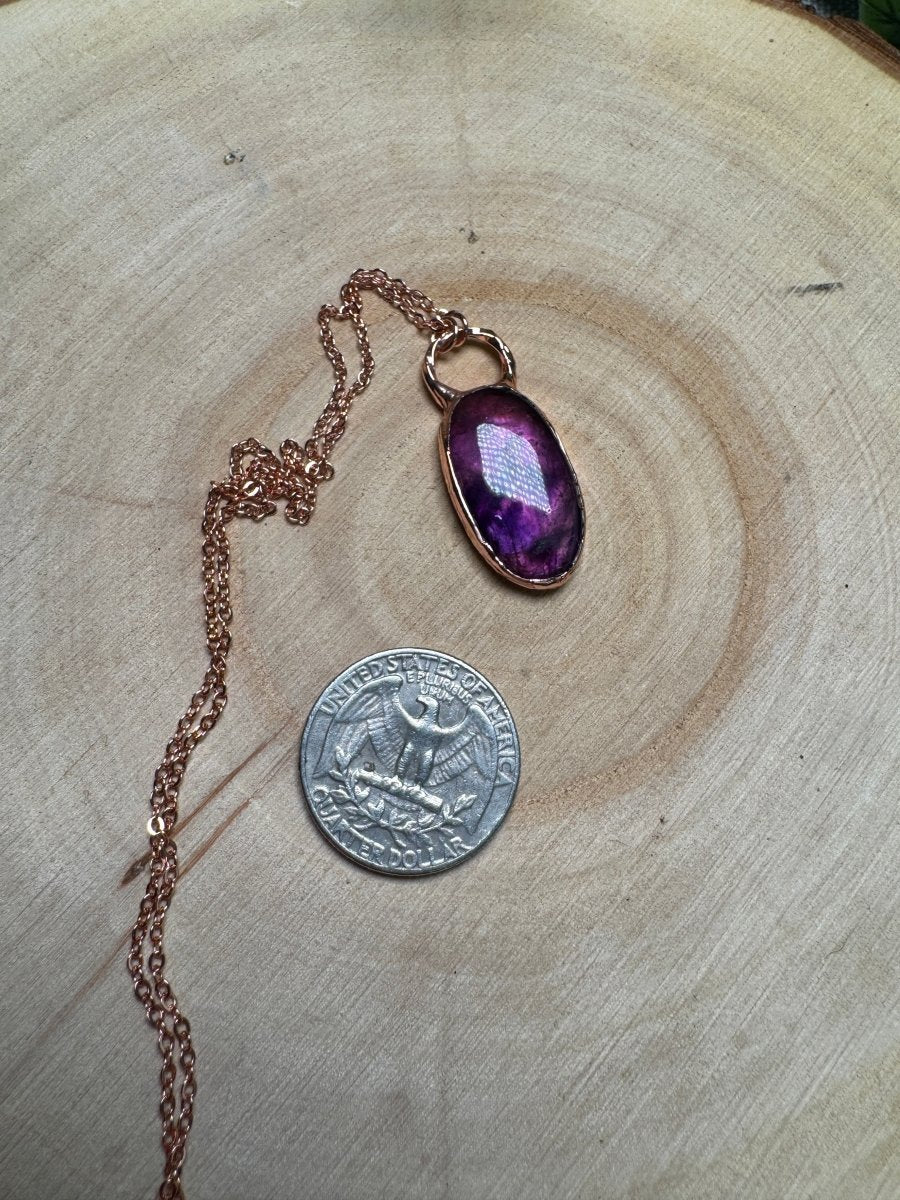 Amethyst Necklace | Copper Ashes
