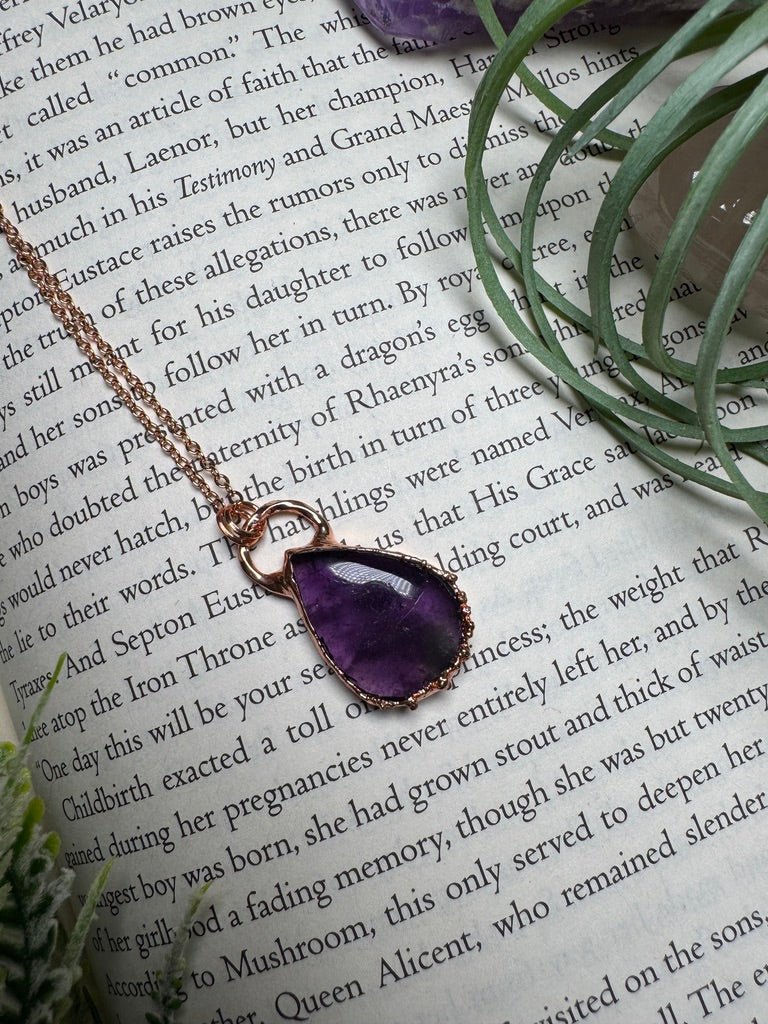 Amethyst Necklace | Copper Ashes