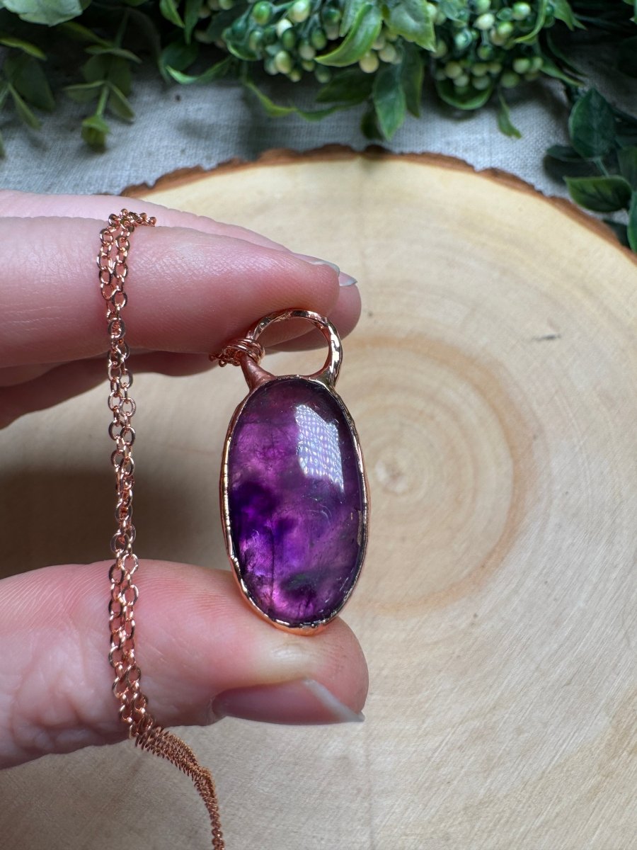 Amethyst Necklace | Copper Ashes