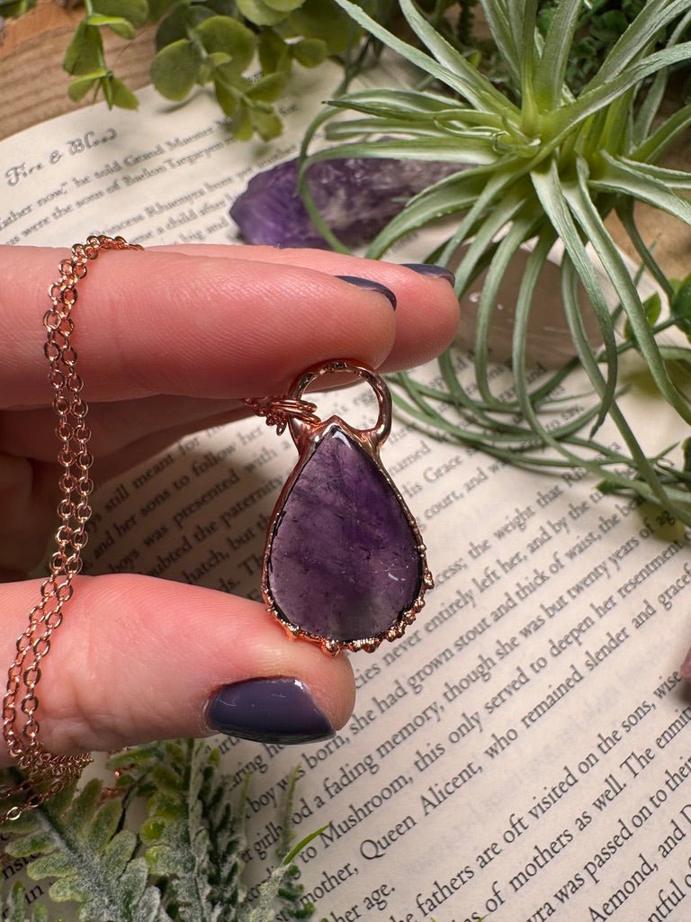 Amethyst Necklace | Copper Ashes