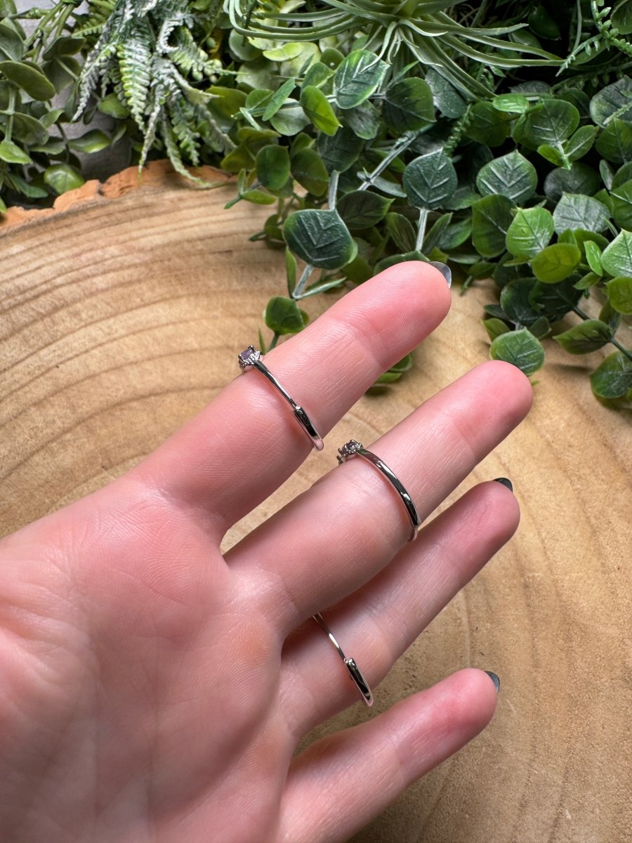 Amethyst Ring Adjustable | Copper Ashes
