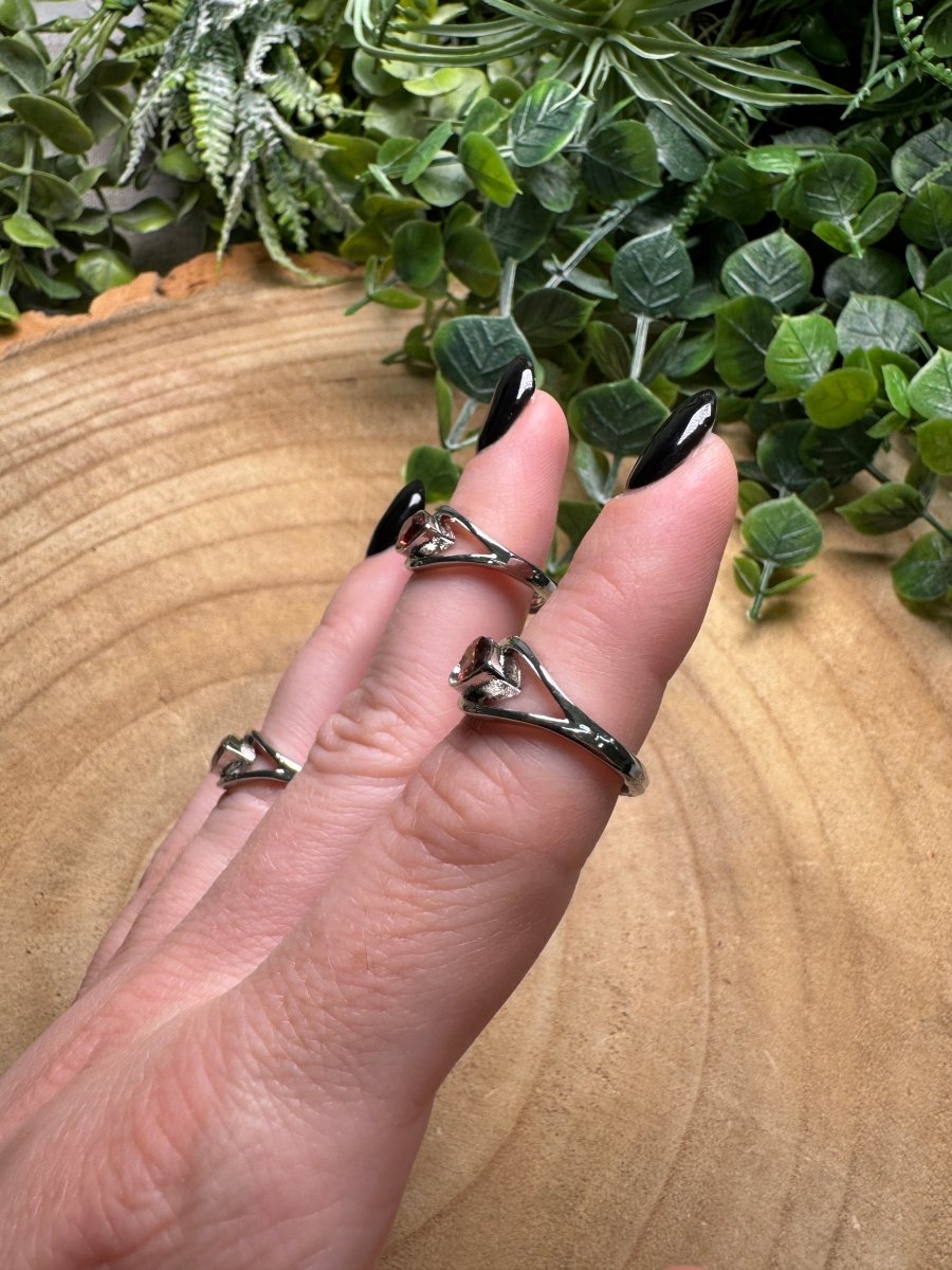 Amethyst Ring Adjustable | Copper Ashes