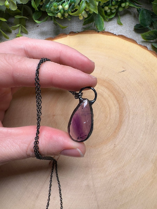 Ardyn - Amethyst Necklace | Copper Ashes