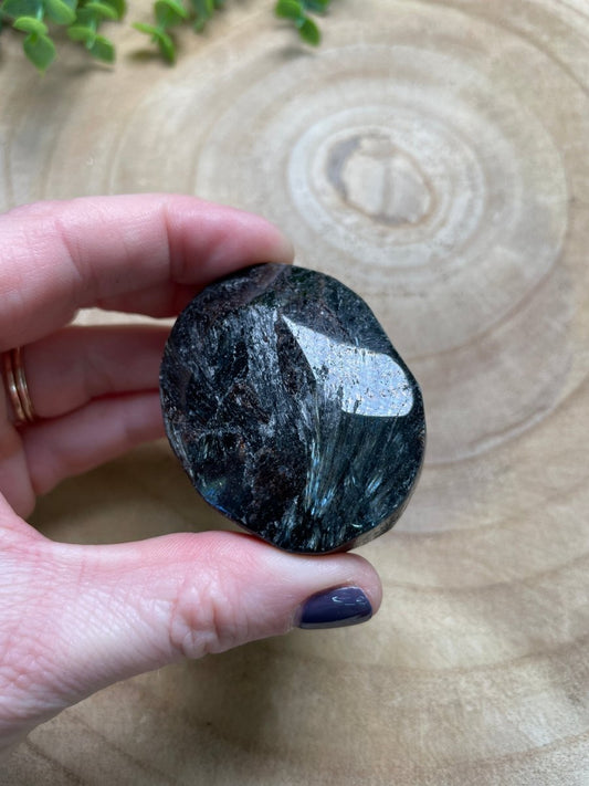 Astrophyllite Palm Stone | Copper Ashes