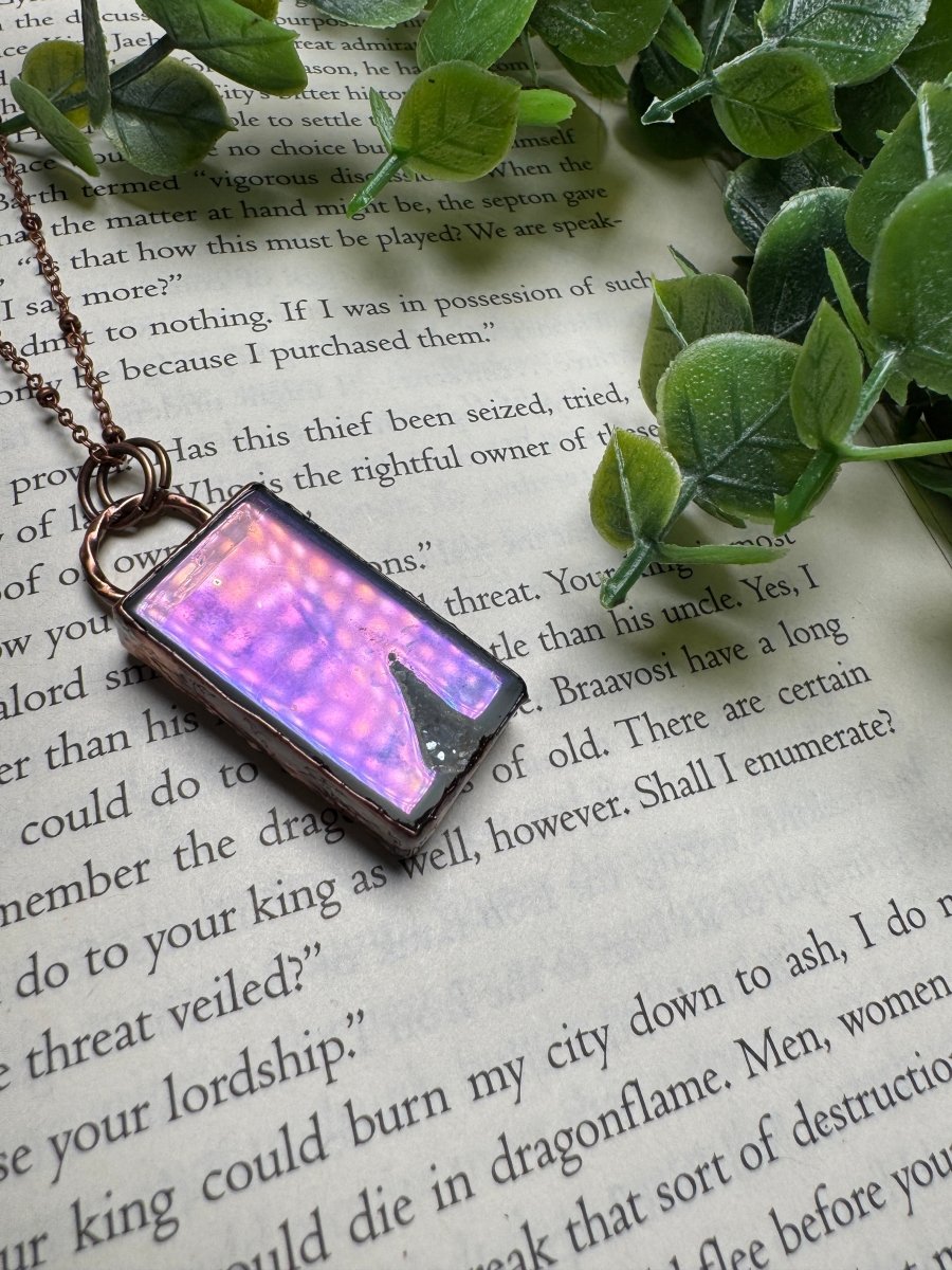 Aura Druzy Agate Necklace | Copper Ashes