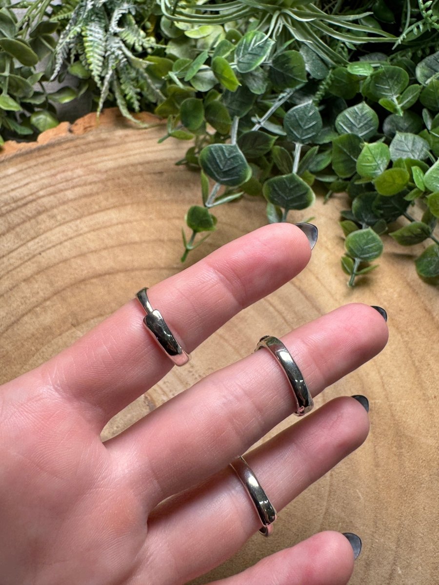 Aura Glass Ring Adjustable | Copper Ashes