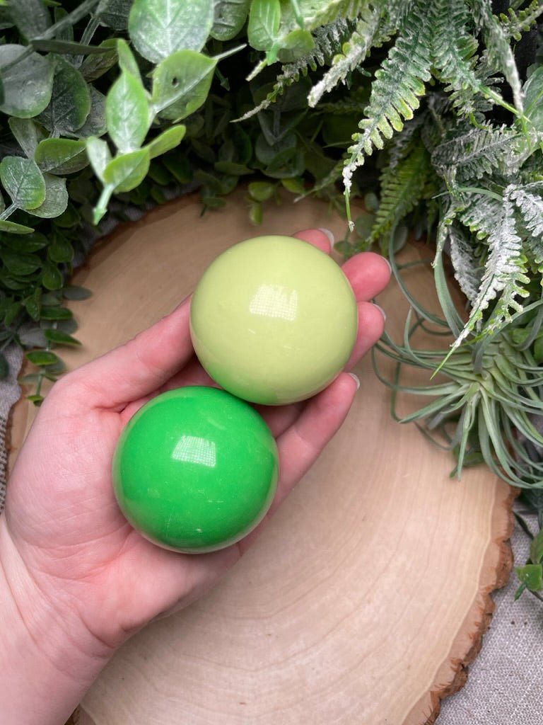 Aura/ Manmade Stone Sphere | Copper Ashes