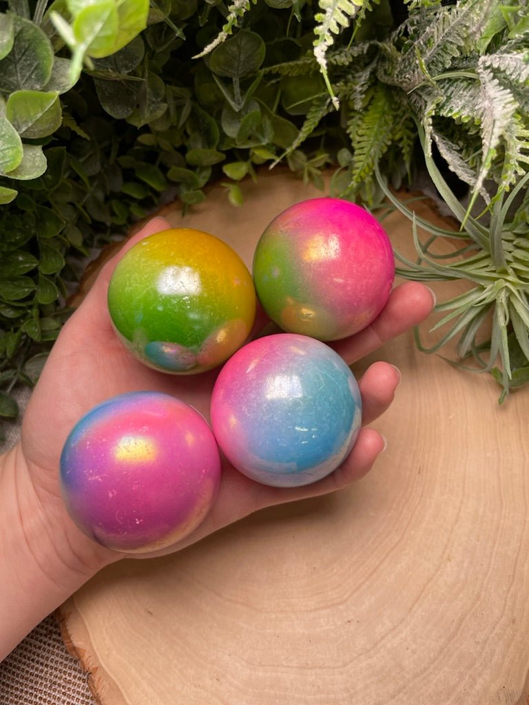 Aura/ Manmade Stone Sphere | Copper Ashes