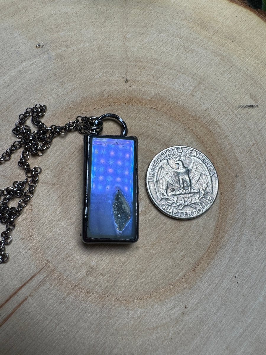 Aura Plated Druzy Agate Necklace | Copper Ashes