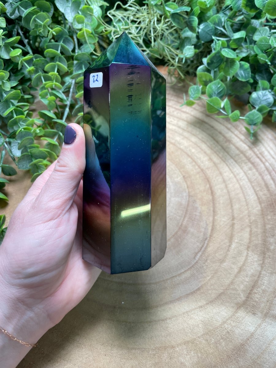 Aura Plated Obsidian Tower (imperfect) | Copper Ashes