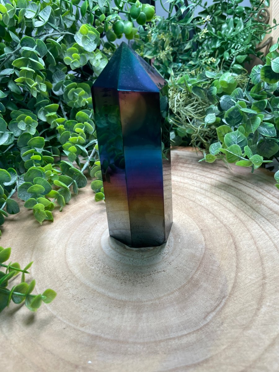 Aura Plated Obsidian Tower (imperfect) | Copper Ashes