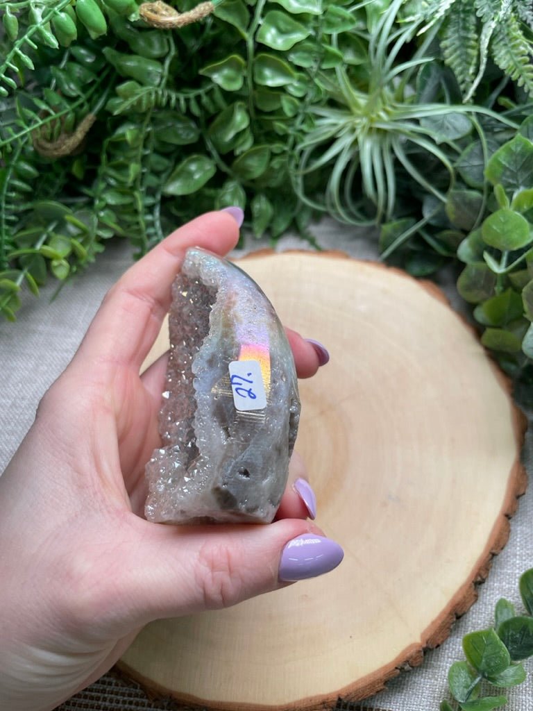 Aura Plated Sphalerite Freeform | Copper Ashes