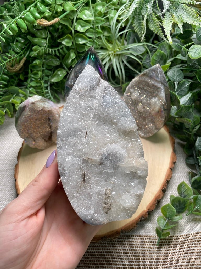 Aura Plated Sphalerite Freeform | Copper Ashes