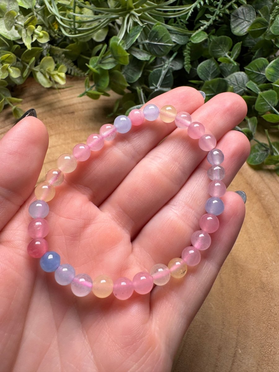 Aventurine Beaded Bracelet with 6mm Beads | Copper Ashes
