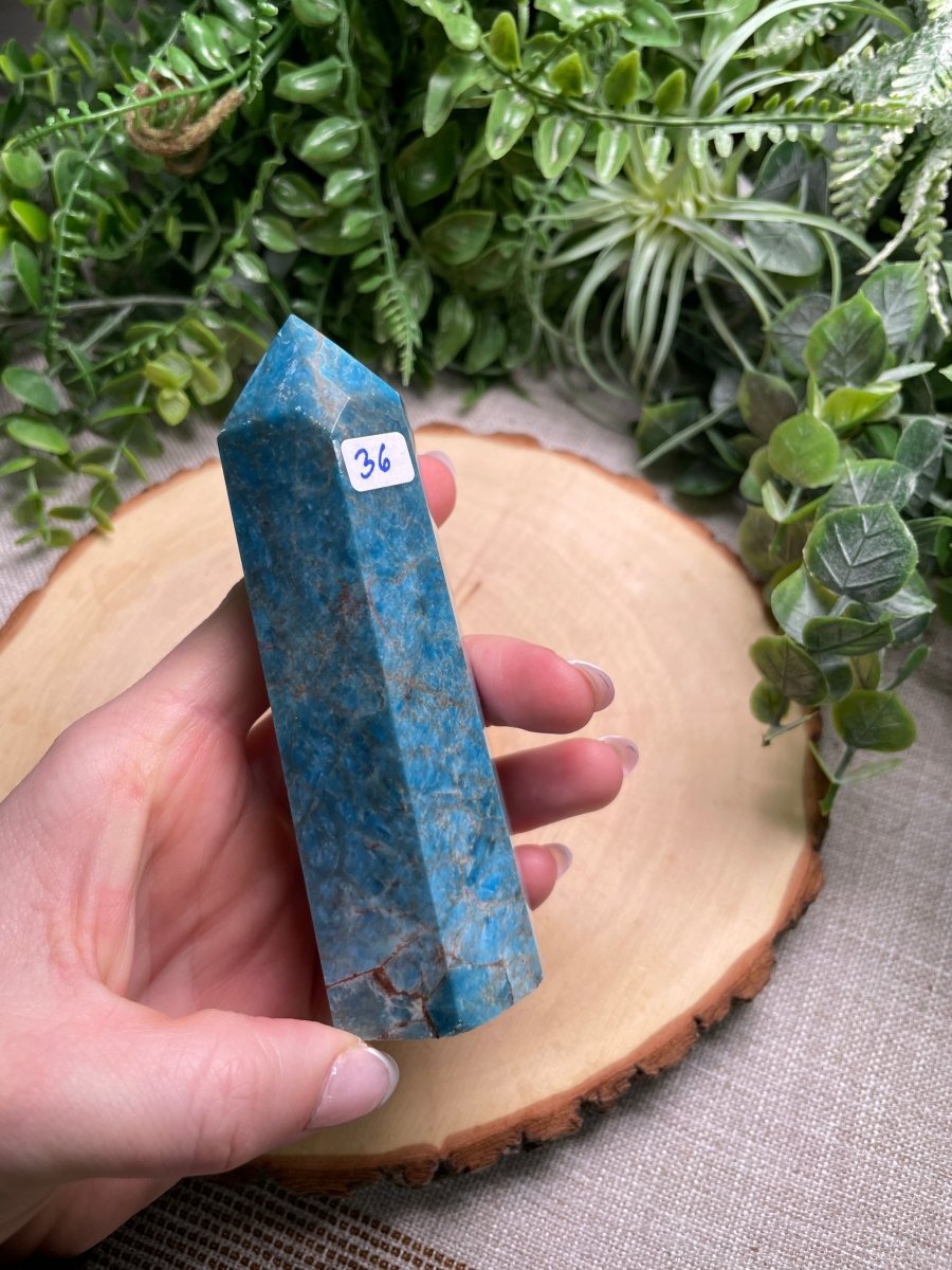 Blue Apatite Tower | Copper Ashes