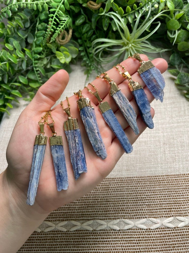 Blue Kyanite Necklace | Copper Ashes