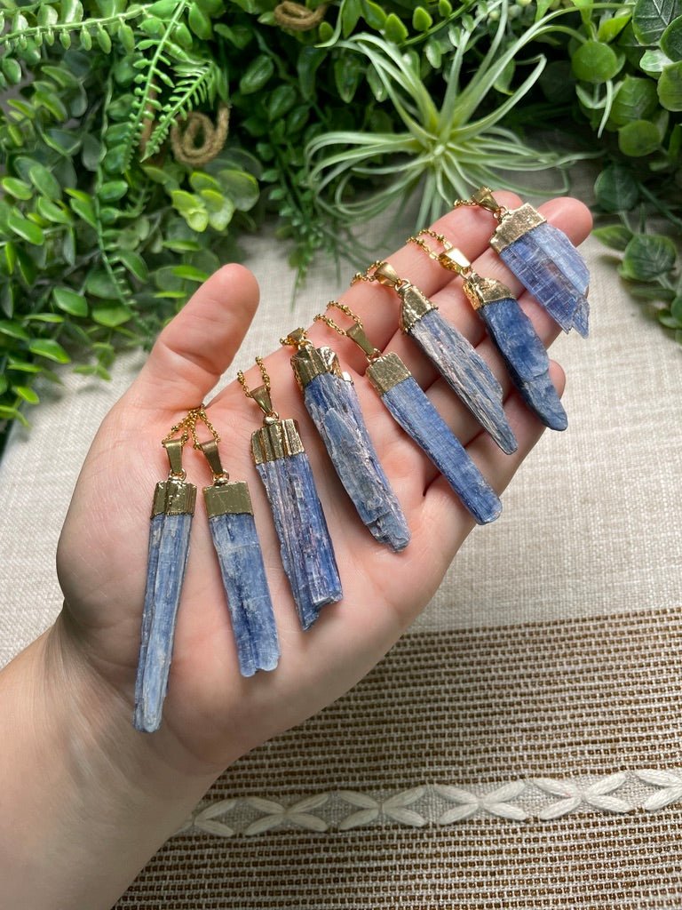 Blue Kyanite Necklace | Copper Ashes
